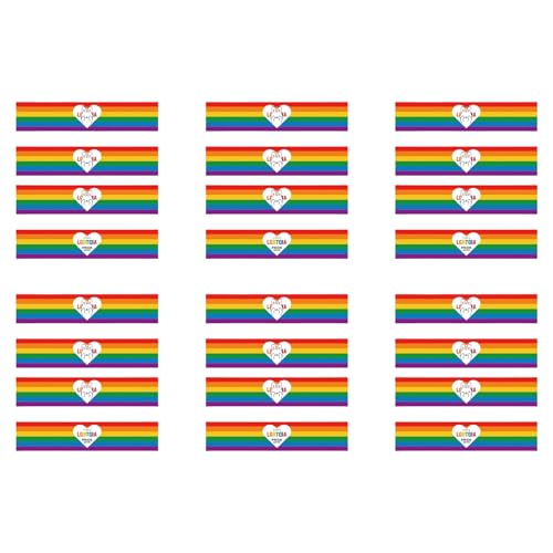 24 Stück bunte Wasserflaschen-Aufkleber, Wasseretiketten, Textur für Hochzeit, Geburtstag und Outdoor-Aktivitäten, Hochzeitsaufkleber von ZWTPGKRD