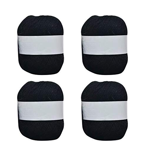 4 Rollen langes Plüsch-Kaschmirgarn, handgestricktes Garn für Strickjacke, Schal, Häkelwolle, Garne, dickes Garn von ZWTPGKRD