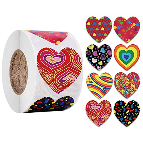 500 Stück/Rolle Herzform Etiketten Valentinstag Papier Aufkleber Süßigkeiten Box Tasche Geschenkverpackung Danke für Hochzeit Festival Dekoration Wandbehang 500 Stück/Rolle Herzform Etiketten Valentinstag Papier Aufkleber Süßigkeiten Box Tasche Geschenkverpackung Danke für Hochzeit Festival Dekoration Wandbehang von ZWTPGKRD