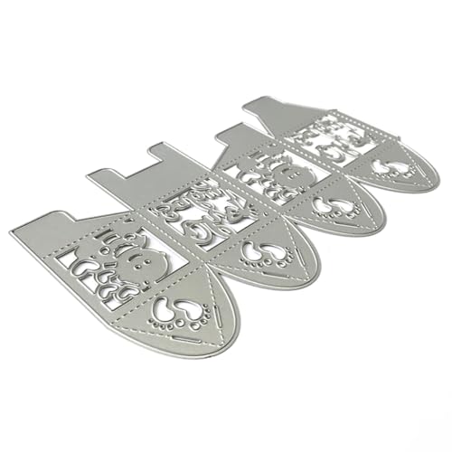 Baby Box Metall-Stanzschablone Scrapbooking Album Stempel Papier Karte Prägung Dekoration Stanzformen für Kartenherstellung mit Stempel von ZWTPGKRD