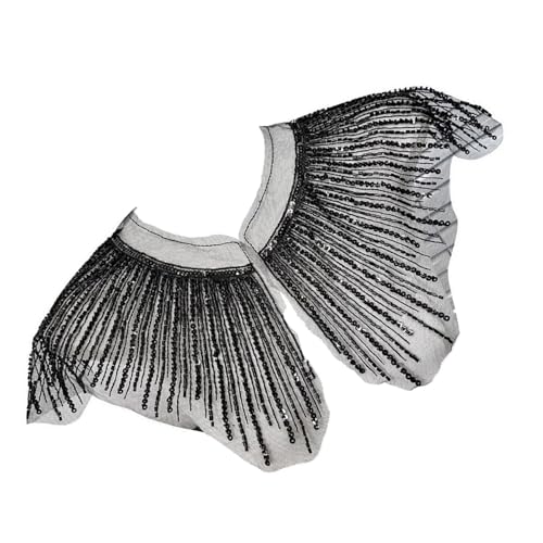 Blingbling Kragen-Flicken zum Aufnähen, Banner, Reparatur für Kleidung, Applikationen, Flicken mit Schmucksteinen Blingbling Kragen-Flicken zum Aufnähen, Banner, Reparatur für Kleidung, Applikationen, Flicken mit Schmucksteinen von ZWTPGKRD