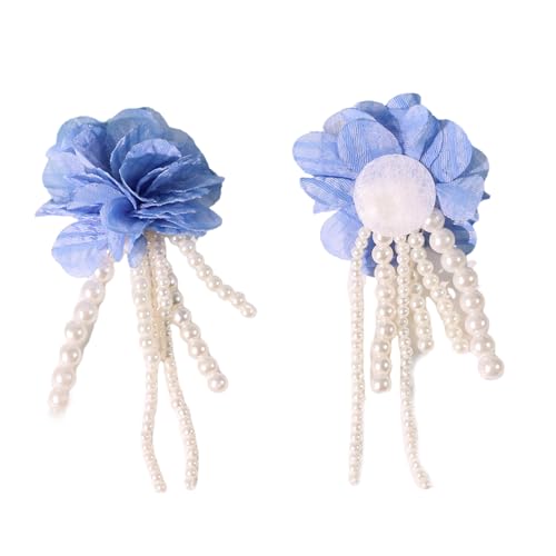Blumen-Brosche mit Perlen, Applikation für Hochzeitskleid, Vorhang, Schal, DIY, Dekorationen, Zubehör von ZWTPGKRD