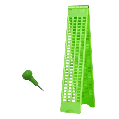 Braille- und Stiftschreibset 4 Zeilen 28 Zellen Braille Braille Schreiben Braille Set Braille- und Stiftschreibset 4 Zeilen 28 Zellen Braille Braille Schreiben Braille Set von ZWTPGKRD