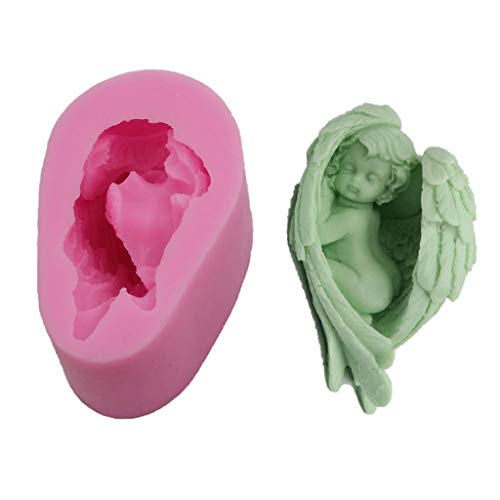 Engel-Baby-Form aus Kunstharz, Silikonformen für Epoxidharz, Gießform für Engelsform, Spielzeugherstellung, Silikonform-Set, lebensmittelecht Engel-Baby-Form aus Kunstharz, Silikonformen für Epoxidharz, Gießform für Engelsform, Spielzeugherstellung, Silikonform-Set, lebensmittelecht von ZWTPGKRD