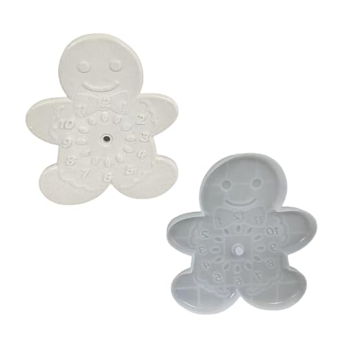 Gngerman Silikonformen für Epoxidharz, Uhrform, Kunstharz, Silikon, für Süßigkeiten, Schokolade, Fondant, Backen von ZWTPGKRD