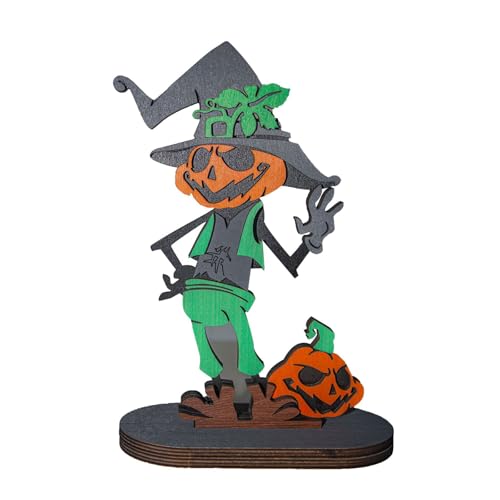 Halloween-Dekoration für den Innenbereich, Holzdekoration, Kürbisse, gespenstische Hexe, Holzblockschilder, Heimdekoration, Holzdekorationen Halloween-Dekoration für den Innenbereich, Holzdekoration, Kürbisse, gespenstische Hexe, Holzblockschilder, Heimdekoration, Holzdekorationen von ZWTPGKRD