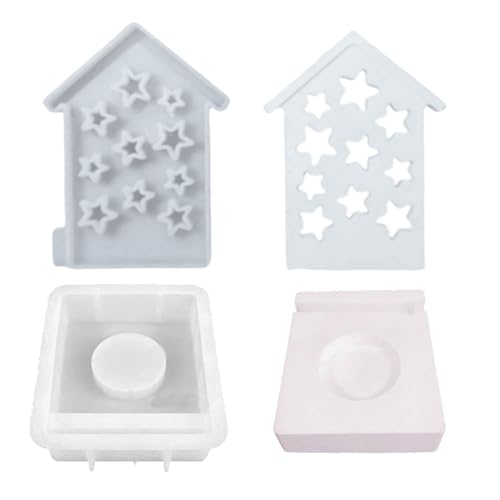 Love House Gießform aus Harz, Gips, Herzform, Betonformen-Set für Schlafzimmer, Dekorationen, Halterformen Love House Gießform aus Harz, Gips, Herzform, Betonformen-Set für Schlafzimmer, Dekorationen, Halterformen von ZWTPGKRD