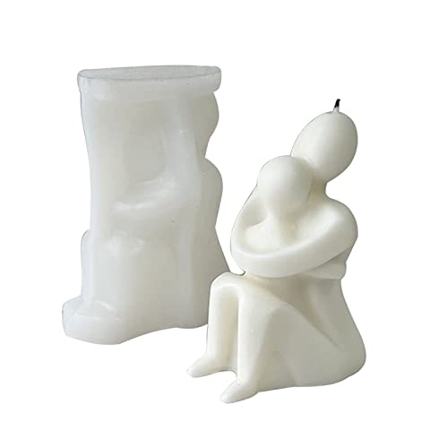 Silikonform für Statuen, antihaftbeschichtet, leicht zu entnehmen, für die Herstellung von Skulpturen, Figuren, Heimdekorationen, Formen-Set für Erwachsene von ZWTPGKRD