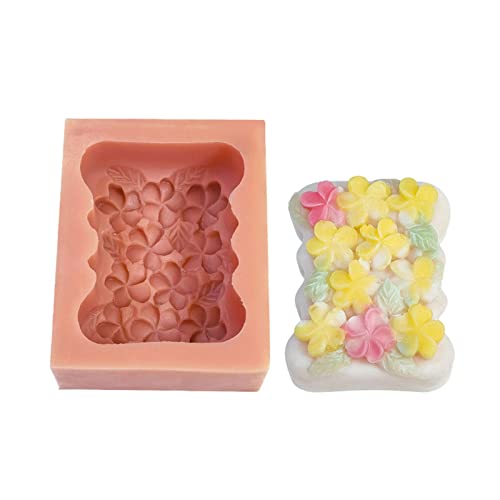 Silikonform mit Rosenblüten für Seife, handgefertigte Kuchen, Schokolade, Kekse, Gelee, Epoxidharz, Silikonform für Seifenherstellung Silikonform mit Rosenblüten für Seife, handgefertigte Kuchen, Schokolade, Kekse, Gelee, Epoxidharz, Silikonform für Seifenherstellung von ZWTPGKRD
