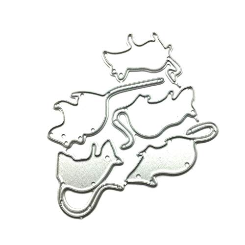 Stanzschablonen aus Karbonstahl, dekorative Prägepapier-Stanzform für Kartenherstellung, Scrapbooking, Bookmar-Metall-Stanzformen von ZWTPGKRD