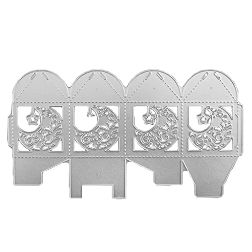 Star Moon Box Metall-Stanzschablone Scrapbooking Album Stempel Papier Karte Prägung Dekoration Stanzformen von ZWTPGKRD