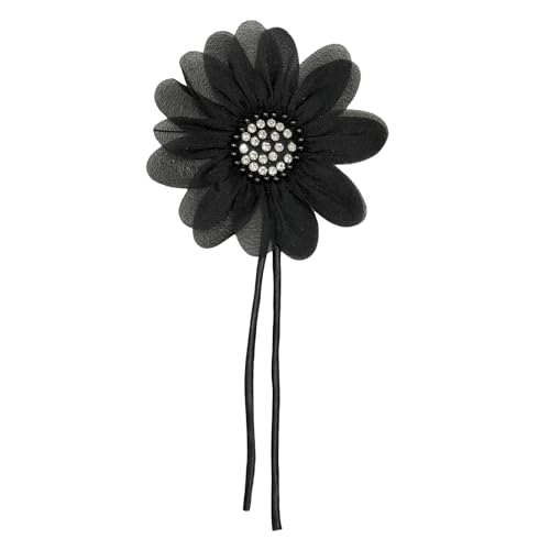 Strass Tüll Blume Aufnähen Applikation für Brosche Stirnband formelle Kleider von ZWTPGKRD