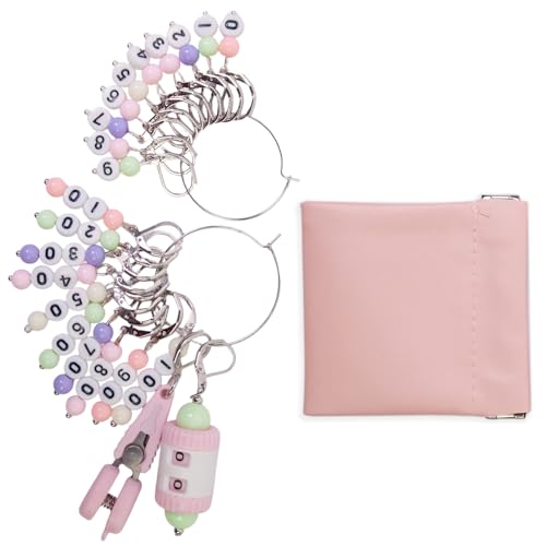 ZWTPGKRD 10 Stück Zahlen-Perlen-Nähmarkierer mit Strickzähler und kleiner Schere zum Stricken, Weben, Schmuckherstellung, ergonomisches Häkelzubehör ZWTPGKRD 10 Stück Zahlen-Perlen-Nähmarkierer mit Strickzähler und kleiner Schere zum Stricken, Weben, Schmuckherstellung, ergonomisches Häkelzubehör von ZWTPGKRD