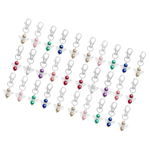 ZWTPGKRD 30 Stück Segen-Schlüsselanhänger mit Schlüsselanhänger für Lehrer, Gäste, Babypartys, Geburtstag, Hochzeit, Taufe, Giveaway, zufällige Farbe, trendiger Schlüsselanhänger von ZWTPGKRD