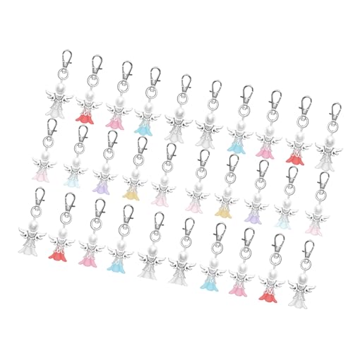 ZWTPGKRD 30 Stück Segen-Schlüsselanhänger mit Schlüsselanhänger für Lehrer, Gäste, Babypartys, Geburtstag, Hochzeit, Taufe, Giveaway, zufällige Farbe, trendiger Schlüsselanhänger von ZWTPGKRD