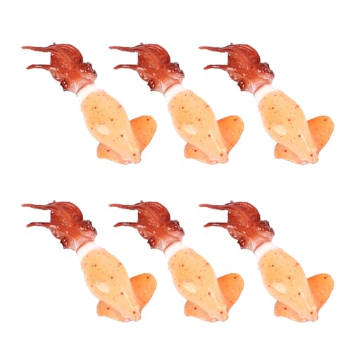 ZWTPGKRD 6 Stück künstliche gekochte Meeresfrüchte für Küche, Dekoration, Shop, Fotografie, Requisiten, künstlich, 6 Stück ZWTPGKRD 6 Stück künstliche gekochte Meeresfrüchte für Küche, Dekoration, Shop, Fotografie, Requisiten, künstlich, 6 Stück von ZWTPGKRD