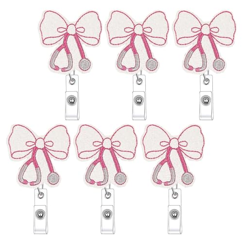 ZWTPGKRD 6 x Krankenschwester-Abzeichen-Clip, Schleife, Krawatte, wiederverwendbar, Polyester, Bastelzubehör für Mitarbeiter, Krankenhäuser, verstellbarer Krankenschwester-Etiketten-Clip ZWTPGKRD 6 x Krankenschwester-Abzeichen-Clip, Schleife, Krawatte, wiederverwendbar, Polyester, Bastelzubehör für Mitarbeiter, Krankenhäuser, verstellbarer Krankenschwester-Etiketten-Clip von ZWTPGKRD