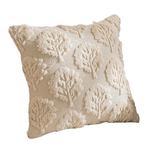 ZWTPGKRD Dekorativer Kissenbezug, geprägtes Blattmuster, Plüschstoff, 45 x 45 cm, für Sofa, Schlafzimmer, unverzichtbare Heimdekoration, Kissenbezug ZWTPGKRD Dekorativer Kissenbezug, geprägtes Blattmuster, Plüschstoff, 45 x 45 cm, für Sofa, Schlafzimmer, unverzichtbare Heimdekoration, Kissenbezug von ZWTPGKRD