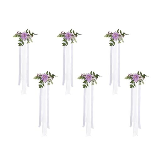 ZWTPGKRD Elegante künstliche Blume, Stuhldekoration, zarter künstlicher Blumenstrauß, Dekoration für Hochzeitsstühle und Heimgebrauch, Hochzeitsdekorationen ZWTPGKRD Elegante künstliche Blume, Stuhldekoration, zarter künstlicher Blumenstrauß, Dekoration für Hochzeitsstühle und Heimgebrauch, Hochzeitsdekorationen von ZWTPGKRD