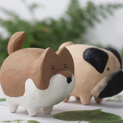 ZWTPGKRD Handgeschnitzte Wolfshund-Skulptur aus natürlichem Holz, Tierstatue, Schreibtischdekoration, für Zuhause, Büro, Wohnzimmer, handgefertigte Holzfigur, Geschenk ZWTPGKRD Handgeschnitzte Wolfshund-Skulptur aus natürlichem Holz, Tierstatue, Schreibtischdekoration, für Zuhause, Büro, Wohnzimmer, handgefertigte Holzfigur, Geschenk von ZWTPGKRD