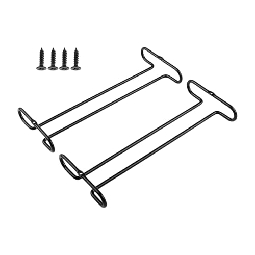 ZWTPGKRD Platzsparende Weinglashalter unter Schränken, modernes Metalldesign, Küche, Wandmontage, Aufbewahrung für Organisation, Mehrzweck-Küchenhalter von ZWTPGKRD