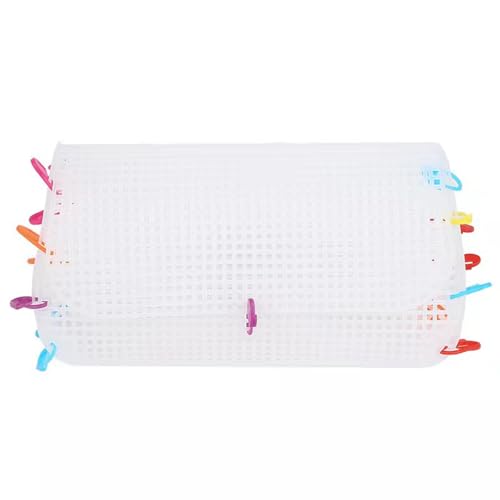 ZWTPGKRD Zuschneidbare Netzblätter für Häkeltaschen, Stickereien, Acrylgarn, Basteln, Nadelspitze, Leinwand, Gitter für Bastelprojekte ZWTPGKRD Zuschneidbare Netzblätter für Häkeltaschen, Stickereien, Acrylgarn, Basteln, Nadelspitze, Leinwand, Gitter für Bastelprojekte von ZWTPGKRD
