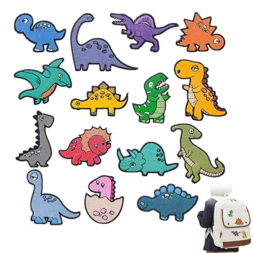 ZWWOGE 15 Stück Bügelflicken Dinosaurier Kinder Flicken zum Aufbügeln Dinosaurier Aufnäher Patches Sticker für Kleidung Taschen Rucksäcke zum Aufbügeln oder Aufnähen, DIY Jeans Jacken und Hosen ZWWOGE 15 Stück Bügelflicken Dinosaurier Kinder Flicken zum Aufbügeln Dinosaurier Aufnäher Patches Sticker für Kleidung Taschen Rucksäcke zum Aufbügeln oder Aufnähen, DIY Jeans Jacken und Hosen von ZWWOGE
