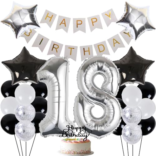 Luftballon 18 Geburtstag Party Deko 18 Geburtstag Dekoration Tortendeko 18 Geburtstag Junge Mädchen Geburtstag Deko Ballon Geburtstag deko set 18 Happy Birthday Girlande Konfetti Latex Luftballons Luftballon 18 Geburtstag Party Deko 18 Geburtstag Dekoration Tortendeko 18 Geburtstag Junge Mädchen Geburtstag Deko Ballon Geburtstag deko set 18 Happy Birthday Girlande Konfetti Latex Luftballons von ZWWsullo