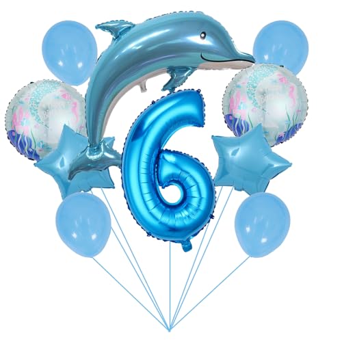 Ozean Tiere Geburtstagsfeier Dekoration Unterwasserwelt Kinder-Geburtstag Mädchen Junge Folienballon Blue Dolphin 6 Jahre Delfin Geburtstag Deko Große Delfin Folienballon Geburtstags Deko Jungen Ozean Tiere Geburtstagsfeier Dekoration Unterwasserwelt Kinder-Geburtstag Mädchen Junge Folienballon Blue Dolphin 6 Jahre Delfin Geburtstag Deko Große Delfin Folienballon Geburtstags Deko Jungen von ZWWsullo