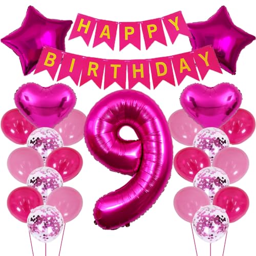 ZWWsullo Riesen Folienballon 9 Rosa deko geburtstag 9 Geburstag Deko Mädchen 9 Jahre Rosa Luftballon 9 Geburtstag Rosa Geburtstagsdeko Mädchen 9 Jahre Geburtstag Dekoration 9 jahr Mädchen ZWWsullo Riesen Folienballon 9 Rosa deko geburtstag 9 Geburstag Deko Mädchen 9 Jahre Rosa Luftballon 9 Geburtstag Rosa Geburtstagsdeko Mädchen 9 Jahre Geburtstag Dekoration 9 jahr Mädchen von ZWWsullo