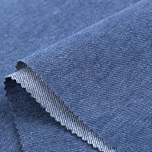 ZXC Jeansstoff Meterware 100% Baumwolle 150 cm Breit 1m Meterware Der Zum Nähen Von Kleidung,Beliebten Jeans,Vorhängen Und Wohnaccessoires Verwendet Wird(Color:In Blau) von ZXC