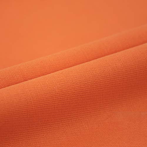 ZXC Jeansstoff Meterware 100% Baumwolle 150 cm Breit 1m Meterware Der Zum Nähen Von Kleidung,Beliebten Jeans,Vorhängen Und Wohnaccessoires Verwendet Wird(Color:Orange) von ZXC