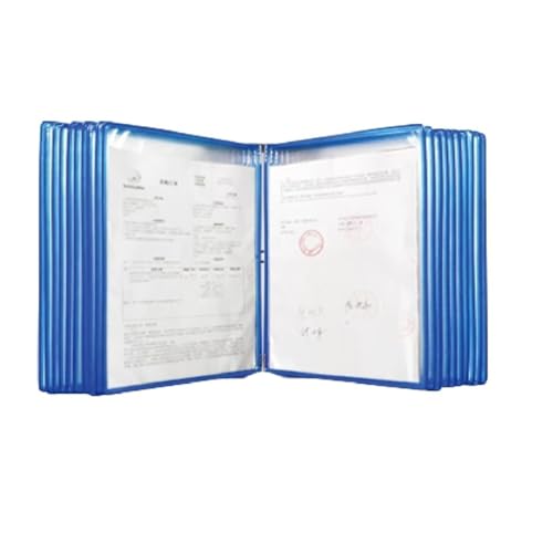 A4-Ordnerständer mit großer Kapazität for 20 Seiten zur Wandmontage mit Spindelklappe, 8 Farben erhältlich, ohne Lochung/Locher, Doppelmontage, vertikal/horizontal, transparent, mattierte Seiten, for A4-Ordnerständer mit großer Kapazität for 20 Seiten zur Wandmontage mit Spindelklappe, 8 Farben erhältlich, ohne Lochung/Locher, Doppelmontage, vertikal/horizontal, transparent, mattierte Seiten, for von ZXCFGH