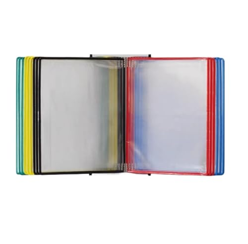A4-Ordnerständer mit großer Kapazität for 20 Seiten zur Wandmontage mit Spindelklappe, 8 Farben erhältlich, ohne Lochung/Locher, Doppelmontage, vertikal/horizontal, transparent, mattierte Seiten, for A4-Ordnerständer mit großer Kapazität for 20 Seiten zur Wandmontage mit Spindelklappe, 8 Farben erhältlich, ohne Lochung/Locher, Doppelmontage, vertikal/horizontal, transparent, mattierte Seiten, for von ZXCFGH
