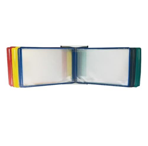 A4-Ordnerständer mit großer Kapazität for 20 Seiten zur Wandmontage mit Spindelklappe, 8 Farben erhältlich, ohne Lochung/Locher, Doppelmontage, vertikal/horizontal, transparent, mattierte Seiten, for A4-Ordnerständer mit großer Kapazität for 20 Seiten zur Wandmontage mit Spindelklappe, 8 Farben erhältlich, ohne Lochung/Locher, Doppelmontage, vertikal/horizontal, transparent, mattierte Seiten, for von ZXCFGH