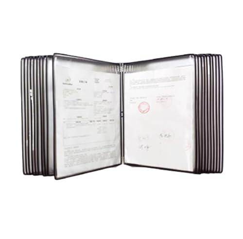 A4-Ordnerständer mit großer Kapazität for 20 Seiten zur Wandmontage mit Spindelklappe, 8 Farben erhältlich, ohne Lochung/Locher, Doppelmontage, vertikal/horizontal, transparent, mattierte Seiten, for A4-Ordnerständer mit großer Kapazität for 20 Seiten zur Wandmontage mit Spindelklappe, 8 Farben erhältlich, ohne Lochung/Locher, Doppelmontage, vertikal/horizontal, transparent, mattierte Seiten, for von ZXCFGH