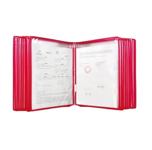 A4-Ordnerständer mit großer Kapazität for 20 Seiten zur Wandmontage mit Spindelklappe, 8 Farben erhältlich, ohne Lochung/Locher, Doppelmontage, vertikal/horizontal, transparent, mattierte Seiten, for A4-Ordnerständer mit großer Kapazität for 20 Seiten zur Wandmontage mit Spindelklappe, 8 Farben erhältlich, ohne Lochung/Locher, Doppelmontage, vertikal/horizontal, transparent, mattierte Seiten, for von ZXCFGH