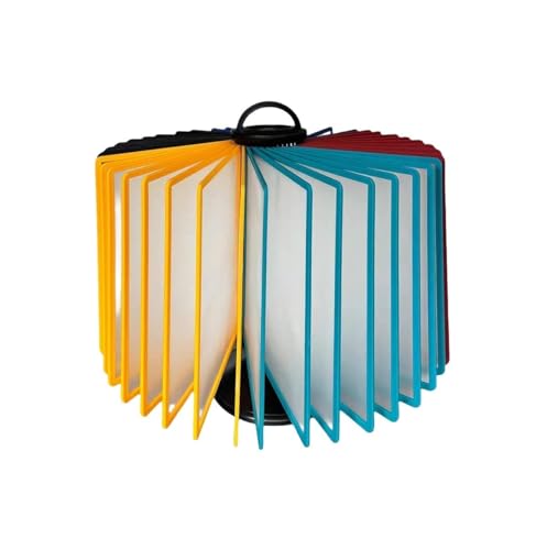 Drehbarer Dokumentenständer for den Schreibtisch, Kapazität 40 Seiten/7 Farbseiten verfügbar/Schwarzweiß-Basis, 360° horizontal drehbarer Ständer/145° Öffnungs- und Schließwinkel, Informationsständer Drehbarer Dokumentenständer for den Schreibtisch, Kapazität 40 Seiten/7 Farbseiten verfügbar/Schwarzweiß-Basis, 360° horizontal drehbarer Ständer/145° Öffnungs- und Schließwinkel, Informationsständer von ZXCFGH