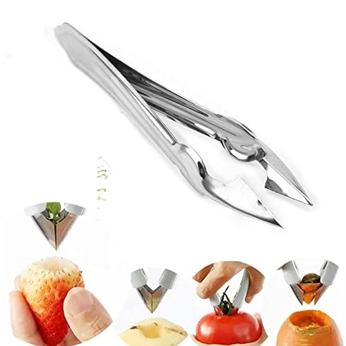 ZXCVWWE Erdbeer-Entkerner für Tomaten, Kartoffeln, Ananas, Karotten, Küchenhelfer, Pinzette, Schäler, Utensilien-Clip für Obst und Gemüse ZXCVWWE Erdbeer-Entkerner für Tomaten, Kartoffeln, Ananas, Karotten, Küchenhelfer, Pinzette, Schäler, Utensilien-Clip für Obst und Gemüse von ZXCVWWE