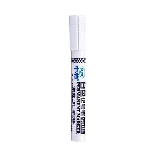 ZXCVWWE Zhongbai Weißer Marker Stift Zeichnung Handwerk Marker Zeichnung Permanent Wasserdicht Farbe Liefert W Stifte Y6Y7 Öl ZXCVWWE Zhongbai Weißer Marker Stift Zeichnung Handwerk Marker Zeichnung Permanent Wasserdicht Farbe Liefert W Stifte Y6Y7 Öl von ZXCVWWE