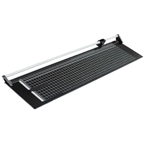 Papierschneider Schwerlast, Hebelschneider mit Metallbasis und Aluminiumschiene, für A3 A4 A5 Papier, Fotos, Karten, PVC(Large) von ZXDRYBHD