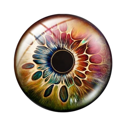 ZXFLOOR 10 Paar Augen 12mm/16mm/18mm/25mm Rund Foto Glas Cabochon Demo Flache Rückseite Herstellung von Fundstücken ZXFLOOR 10 Paar Augen 12mm/16mm/18mm/25mm Rund Foto Glas Cabochon Demo Flache Rückseite Herstellung von Fundstücken von ZXFLOOR