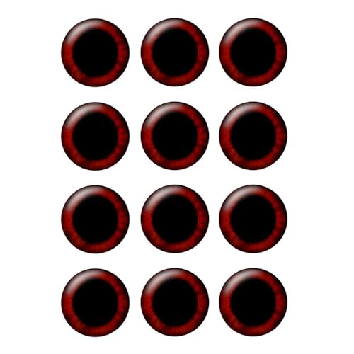 ZXFLOOR 48 Stück/Tasche Puppenaugen Chips 14mm Dünnes Glasauge DIY Schmuckherstellung Zubehör ZXFLOOR 48 Stück/Tasche Puppenaugen Chips 14mm Dünnes Glasauge DIY Schmuckherstellung Zubehör von ZXFLOOR