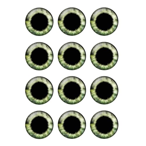ZXFLOOR 48 Stück/Tasche Puppenaugen Chips 14mm Dünnes Glasauge DIY Schmuckherstellung Zubehör ZXFLOOR 48 Stück/Tasche Puppenaugen Chips 14mm Dünnes Glasauge DIY Schmuckherstellung Zubehör von ZXFLOOR