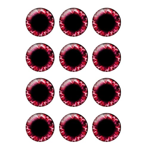 ZXFLOOR 48 Stück/Tasche Puppenaugen Chips 14mm Dünnes Glasauge DIY Schmuckherstellung Zubehör ZXFLOOR 48 Stück/Tasche Puppenaugen Chips 14mm Dünnes Glasauge DIY Schmuckherstellung Zubehör von ZXFLOOR