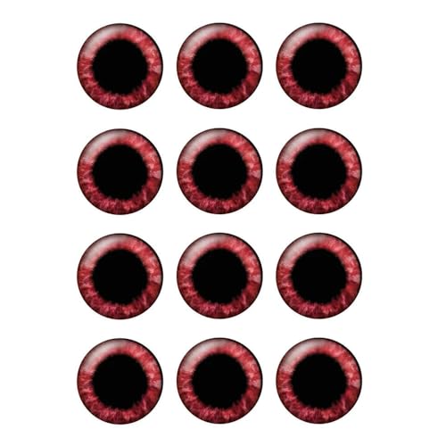 ZXFLOOR 48 Stück/Tasche Puppenaugen Chips 14mm Dünnes Glasauge DIY Schmuckherstellung Zubehör ZXFLOOR 48 Stück/Tasche Puppenaugen Chips 14mm Dünnes Glasauge DIY Schmuckherstellung Zubehör von ZXFLOOR