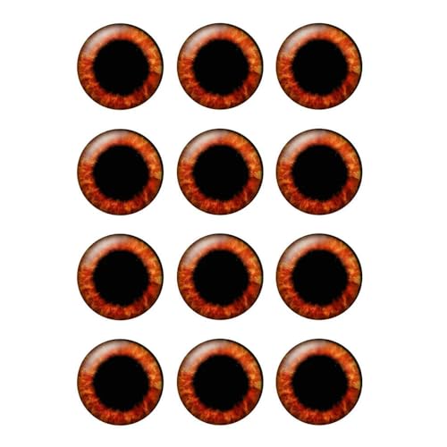 ZXFLOOR 48 Stück/Tasche Puppenaugen Chips 14mm Dünnes Glasauge DIY Schmuckherstellung Zubehör ZXFLOOR 48 Stück/Tasche Puppenaugen Chips 14mm Dünnes Glasauge DIY Schmuckherstellung Zubehör von ZXFLOOR