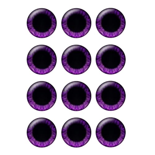 ZXFLOOR 48 Stück/Tasche Puppenaugen Chips 14mm Dünnes Glasauge DIY Schmuckherstellung Zubehör ZXFLOOR 48 Stück/Tasche Puppenaugen Chips 14mm Dünnes Glasauge DIY Schmuckherstellung Zubehör von ZXFLOOR