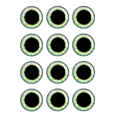 ZXFLOOR 48 Stück/Tasche Puppenaugen Chips 14mm Dünnes Glasauge DIY Schmuckherstellung Zubehör ZXFLOOR 48 Stück/Tasche Puppenaugen Chips 14mm Dünnes Glasauge DIY Schmuckherstellung Zubehör von ZXFLOOR