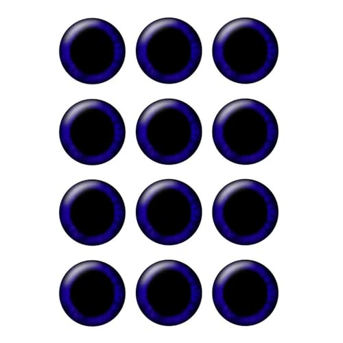 ZXFLOOR 48 Stück/Tasche Puppenaugen Chips 14mm Dünnes Glasauge DIY Schmuckherstellung Zubehör ZXFLOOR 48 Stück/Tasche Puppenaugen Chips 14mm Dünnes Glasauge DIY Schmuckherstellung Zubehör von ZXFLOOR